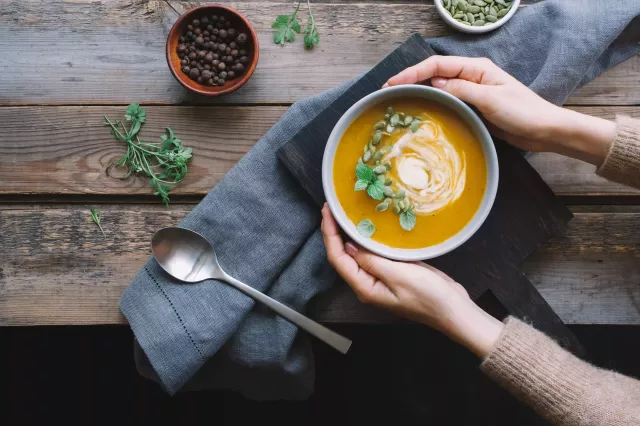 Markets bowl of soup